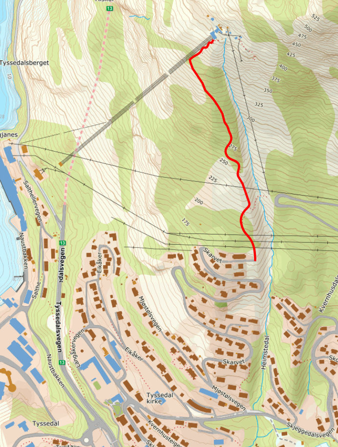 Map Litletoppen